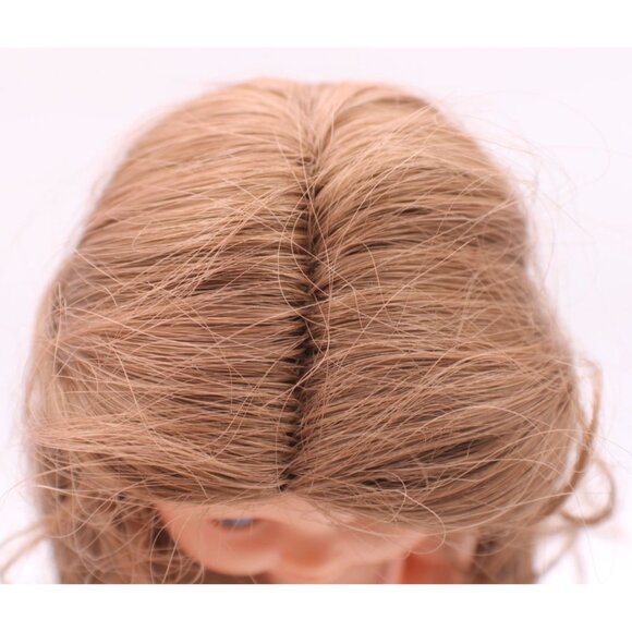 Global Dolls Baby Doll Wig Auburn Braided with Ribbon Size 11-12" Vintage NOS - Picture 5 of 10